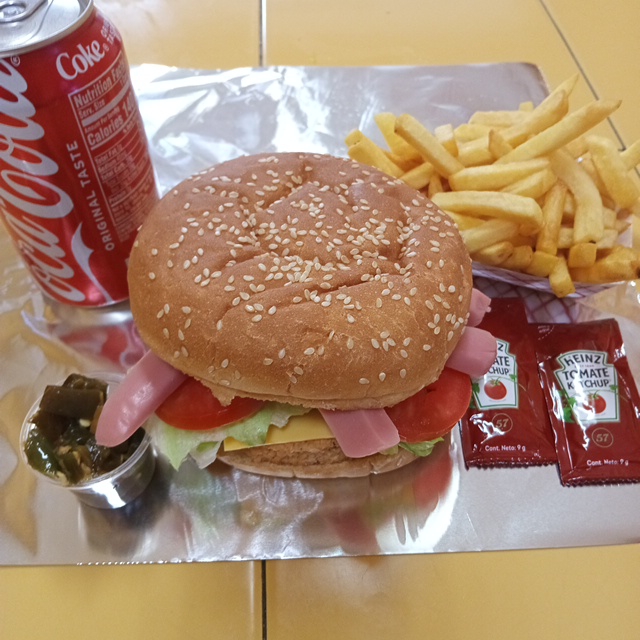 Combo Hamburguesa de Pollo con Winnie