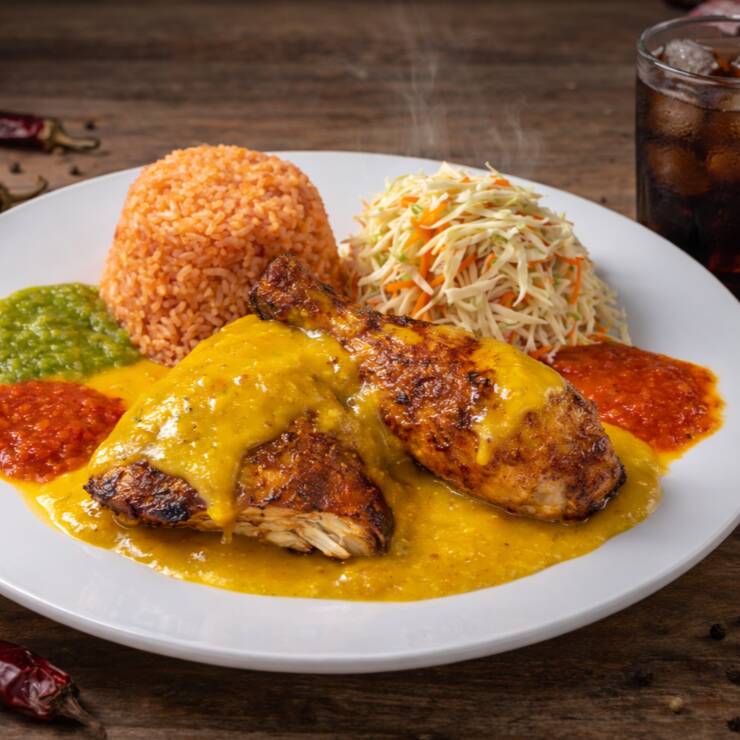 Medio Pollo de Mago Habanero