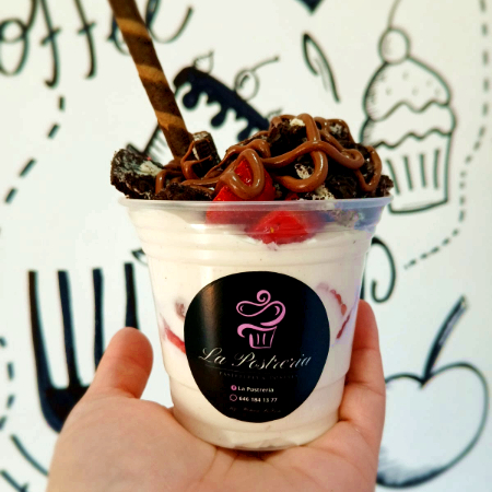 Fresas con crema 10oz