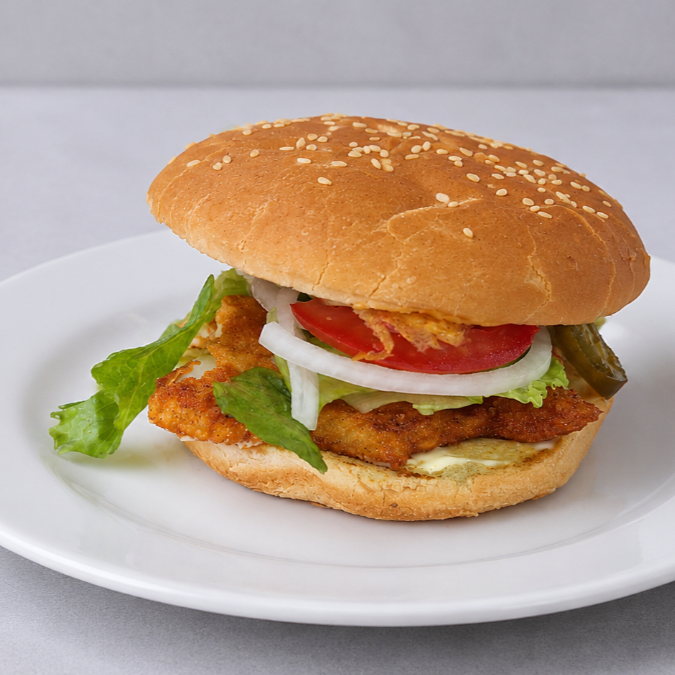 Hamburguesa de Filete Empanizado