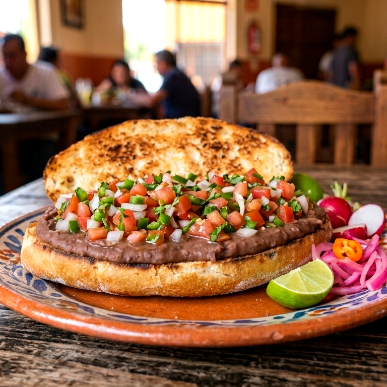Mollete Mexicano