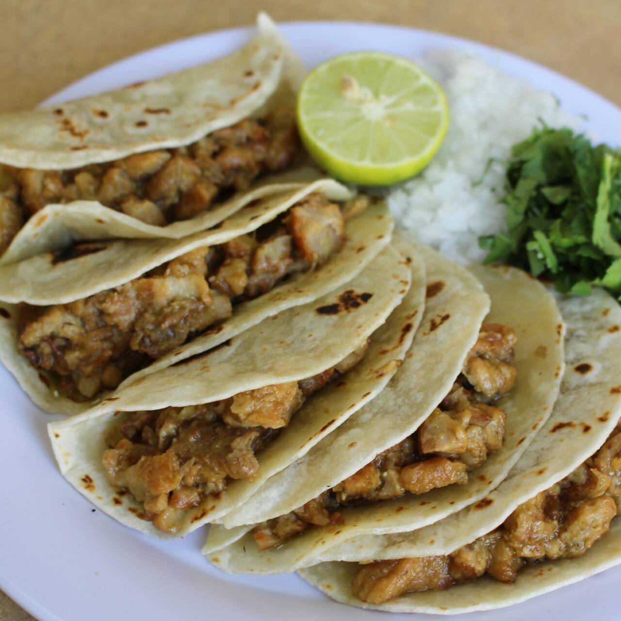 Orden de Tacos de Chicharrón
