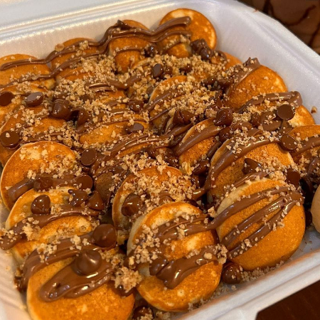 Mini Hotcakes Nutella, Nuez