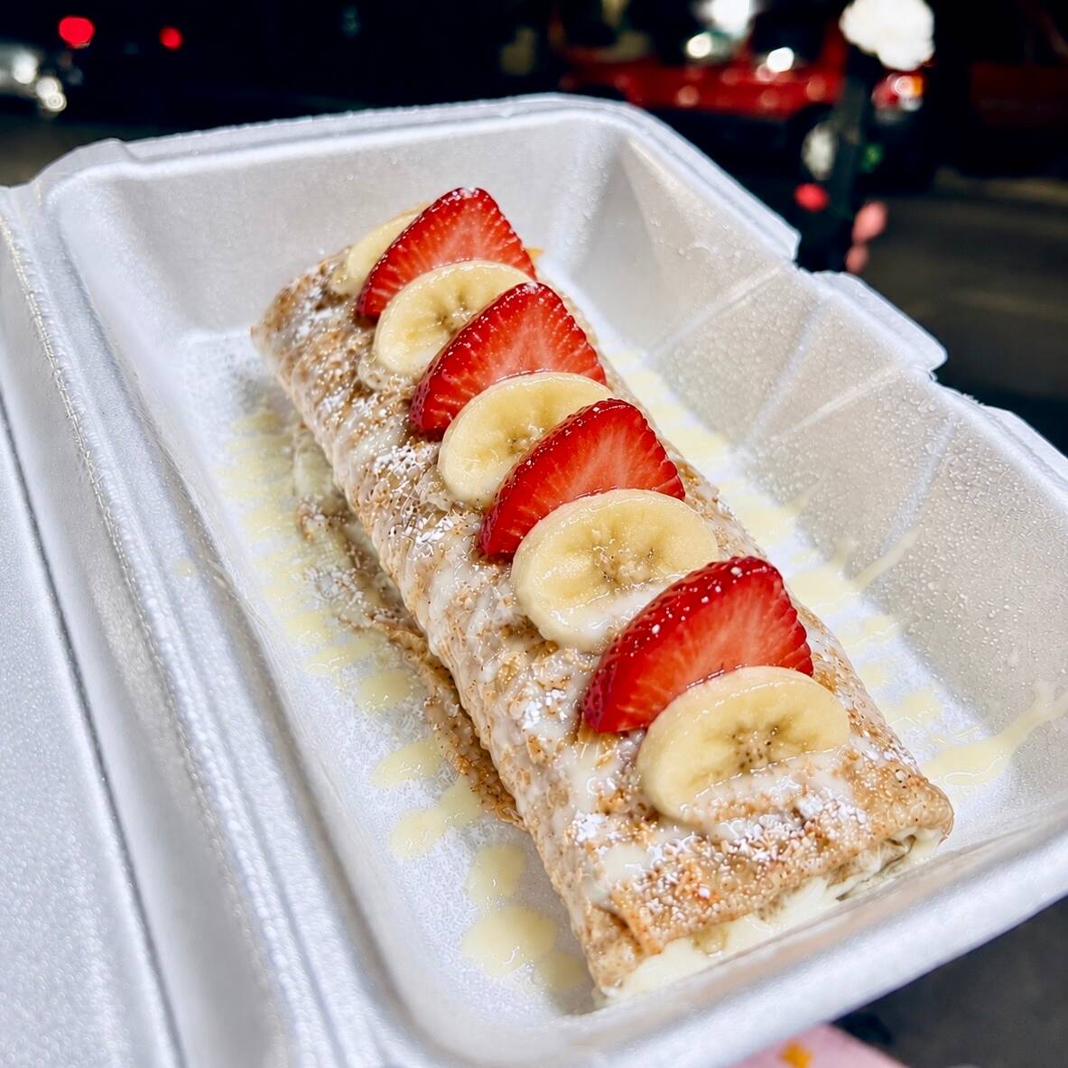 Crepa-Roll: Philadelphia, Fresa, Platano