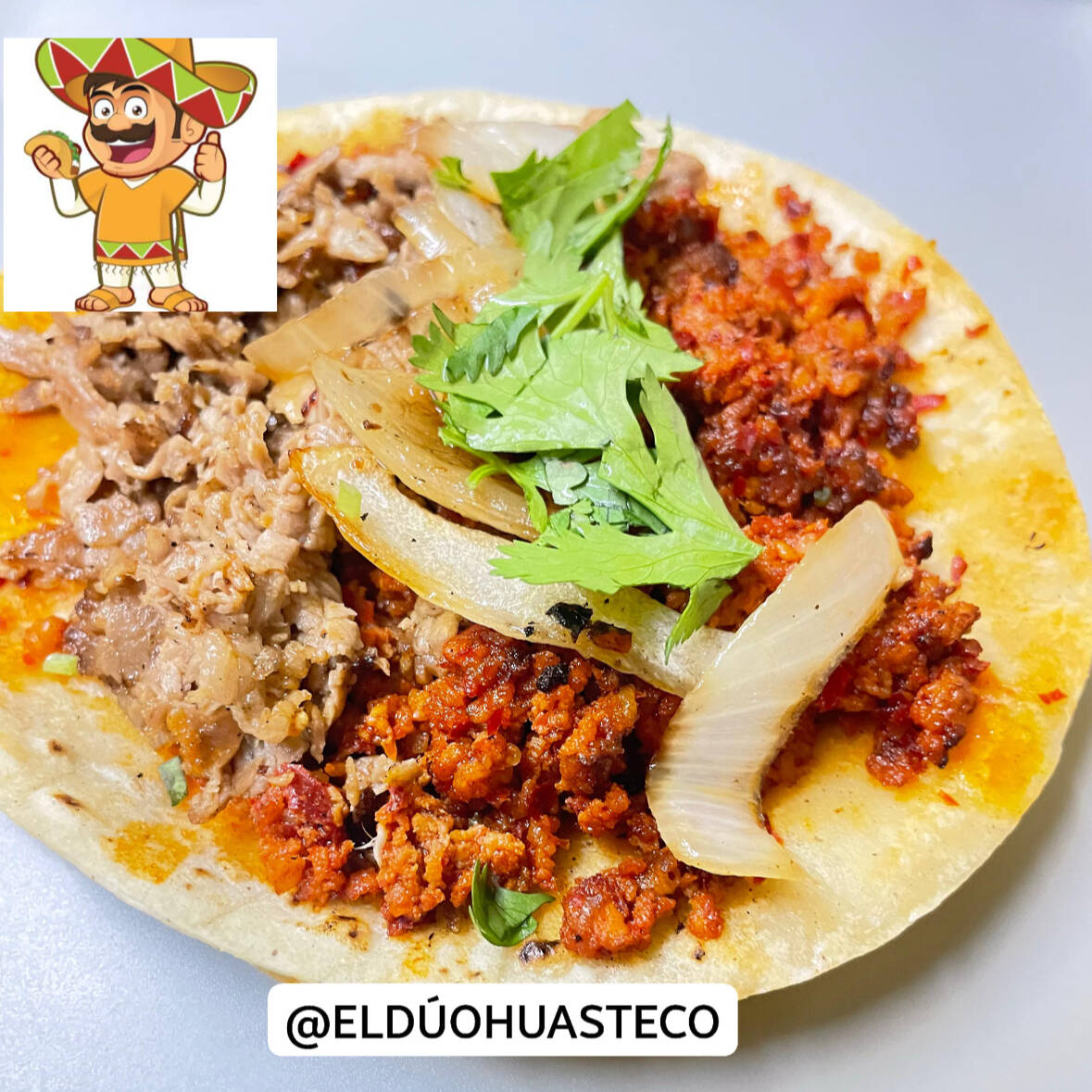 Taco Combinado en Harina