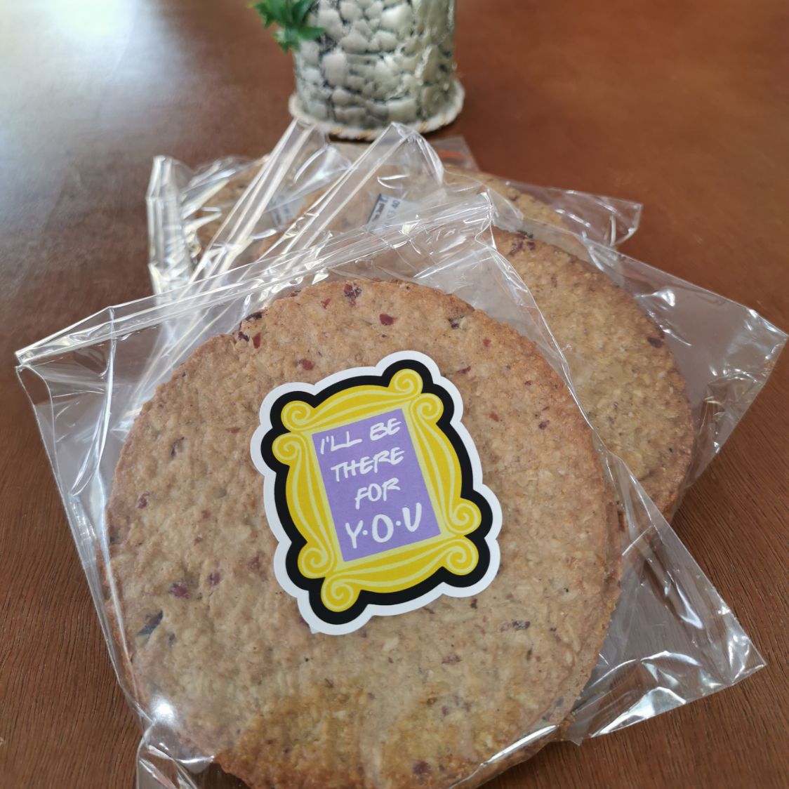 Galletas de avena con arándanos