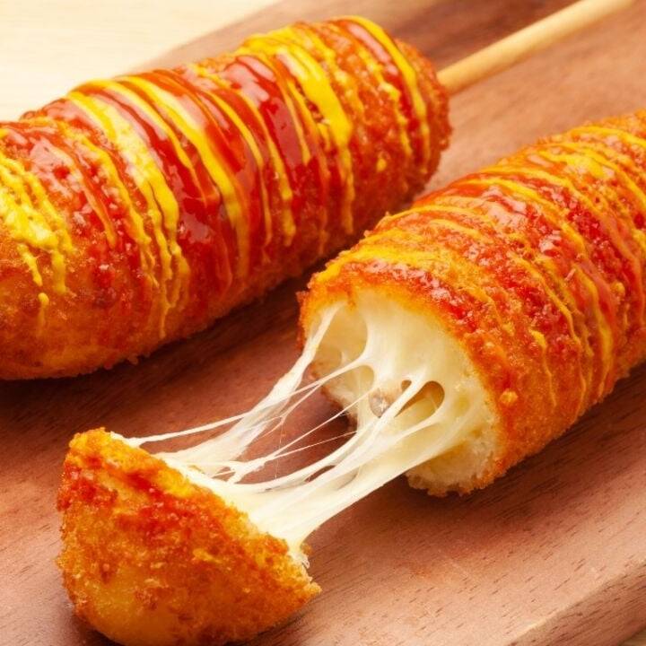 Banderilla Koreana de Queso