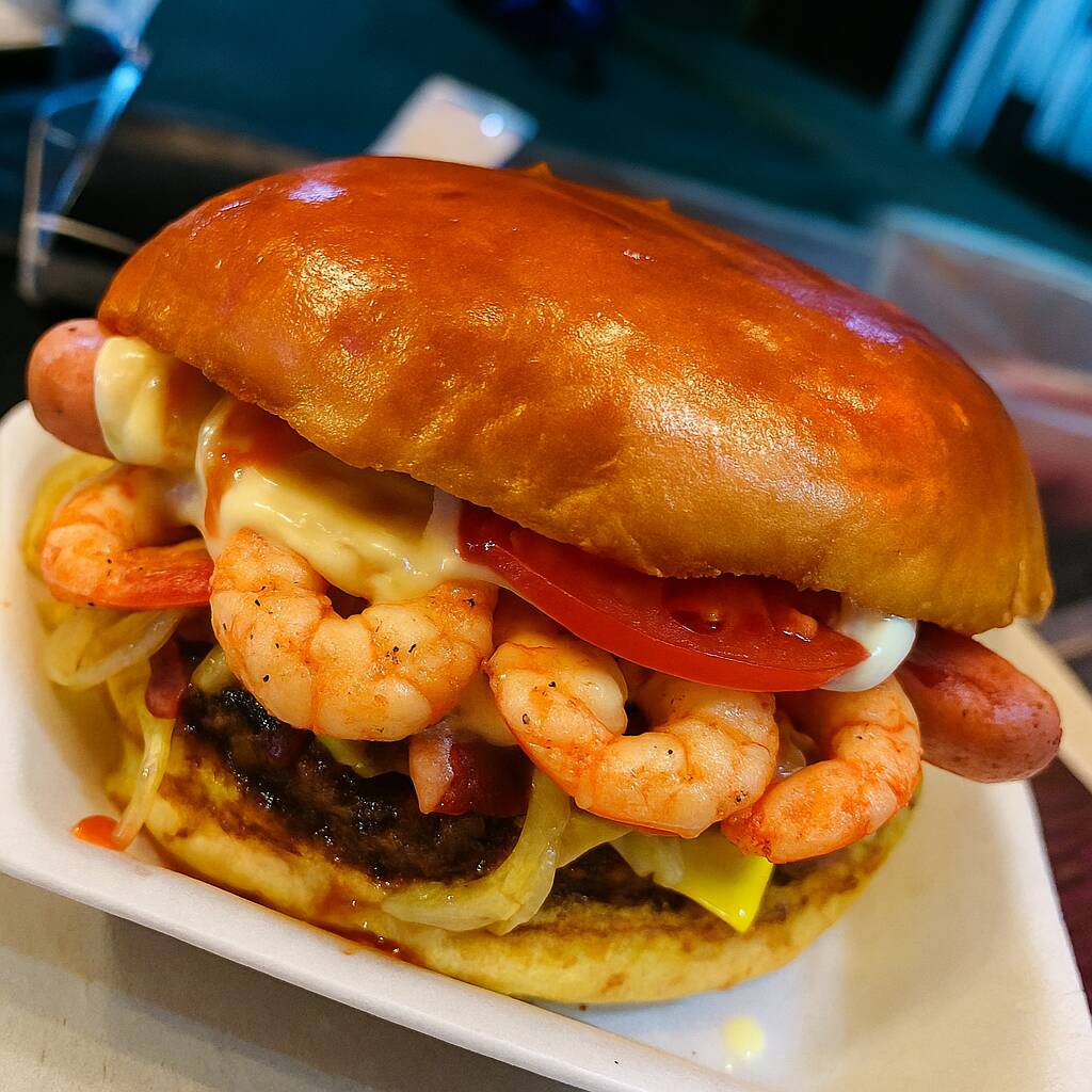 Hamburguesa mar y tierra