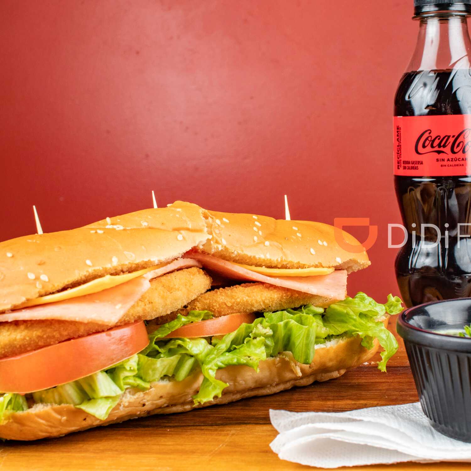2 Sandwich de Pollo + Papas +2 Bebida 250