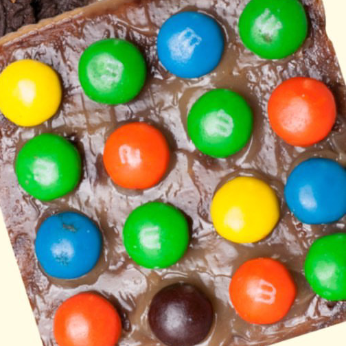 Brownie + M&m