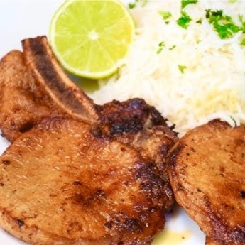 Chuletas De Cerdo Fritas