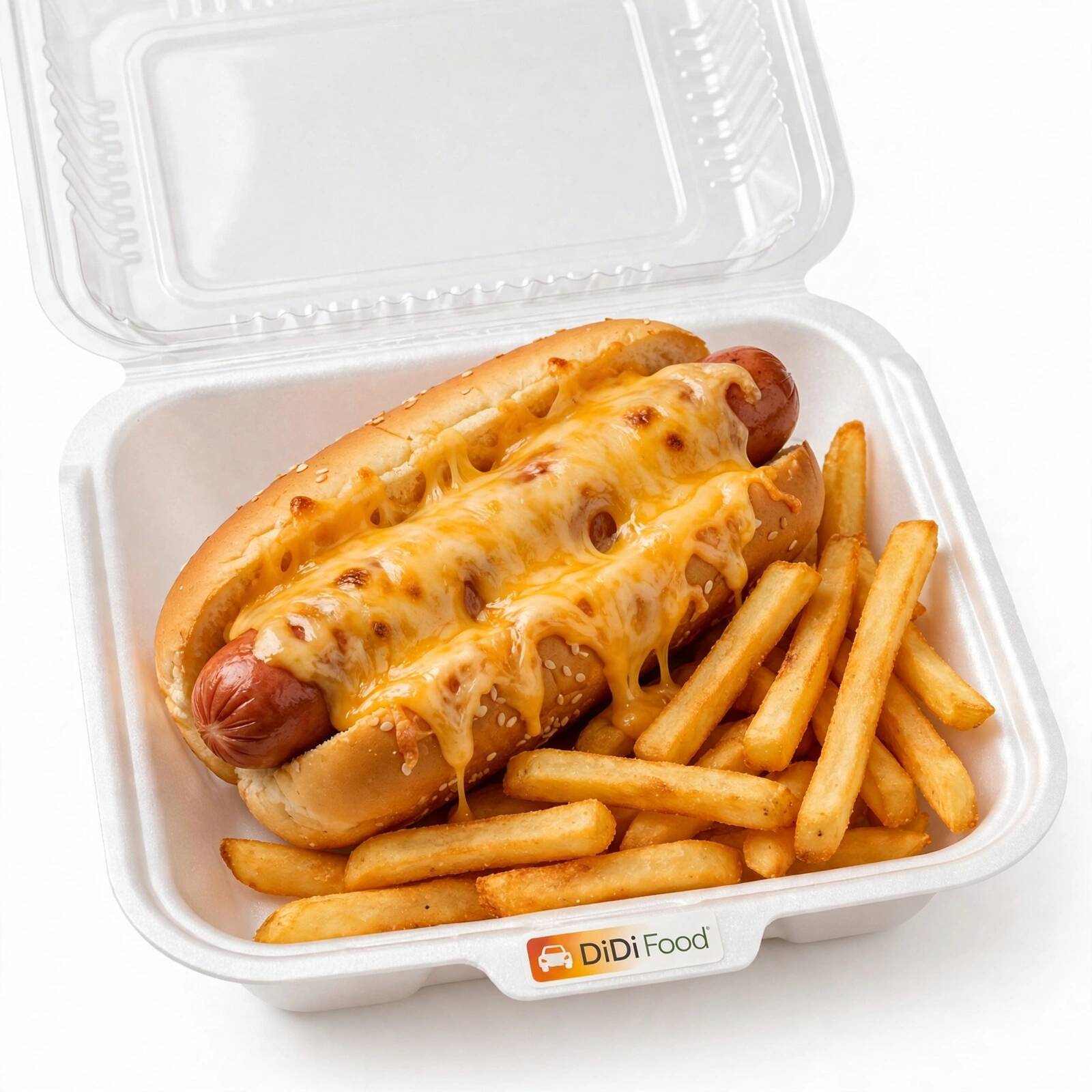 Hot Dog Super Especial Jumbo Con Papas.