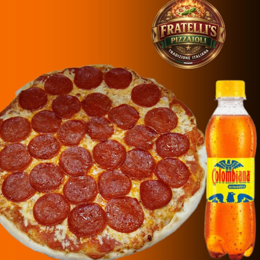 COMBO PIZZA PEPERONI PERSONAL + GASEOSA