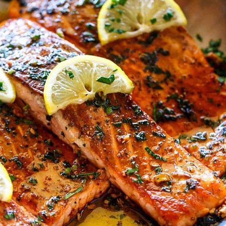 Salmón a las Finas Hierbas