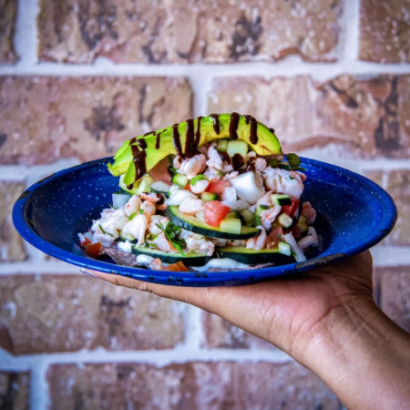 Tostada de Ceviche Pescado