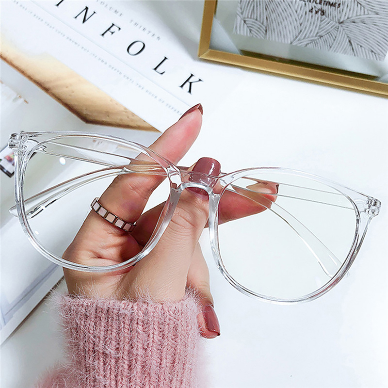 Lentes Ópticas Vintage Transparentes para Mujer