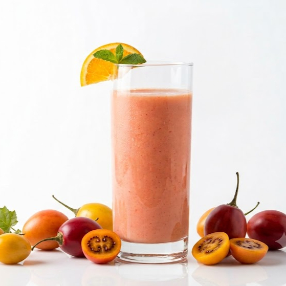 Jugo de Tomate de Arbol con Leche