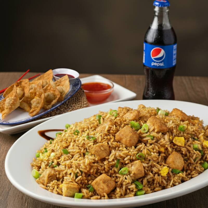 CHAUFA + PEPSI + WANTANES