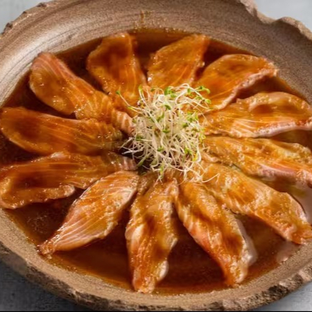 Carpaccio de salmão ( 12 Fatias )