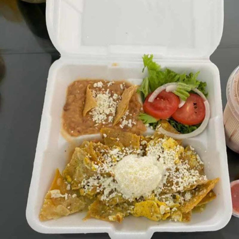 Chilaquiles Sencillos +refresco