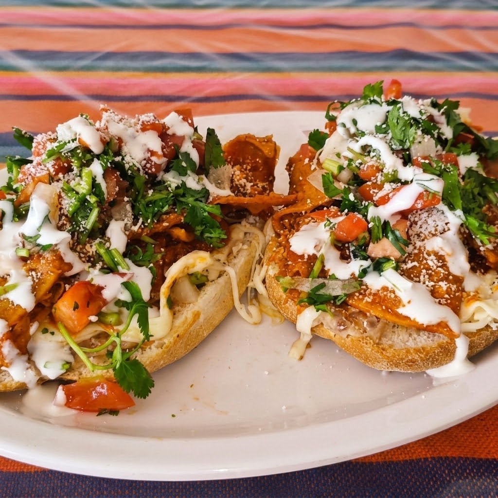Orden de Molletes con Chilaquiles 2 Piezas