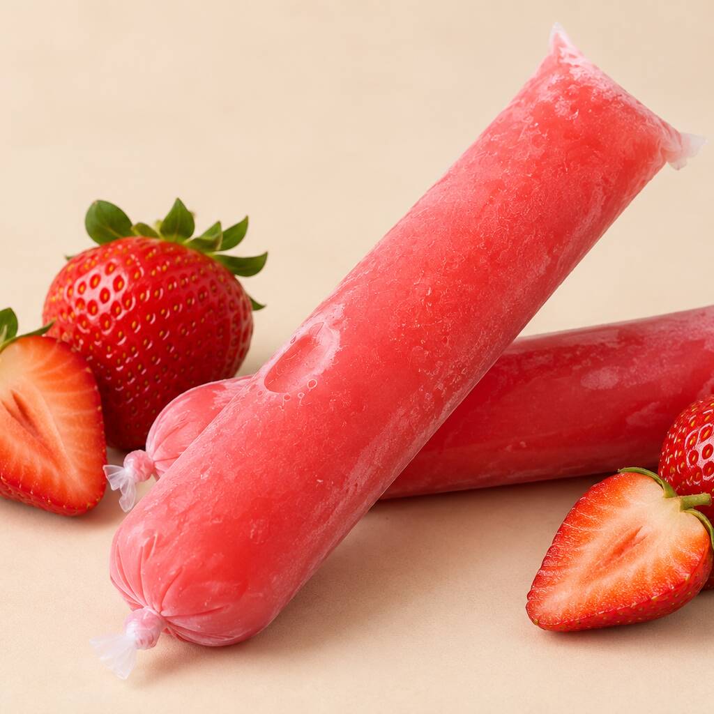 Docinho, cremoso e irresistível, com aquele sabor delicioso de morango! ❤️