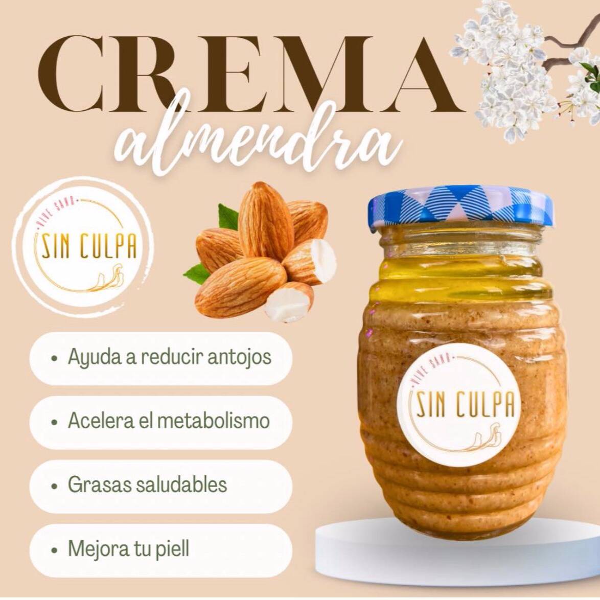 Crema de almendra