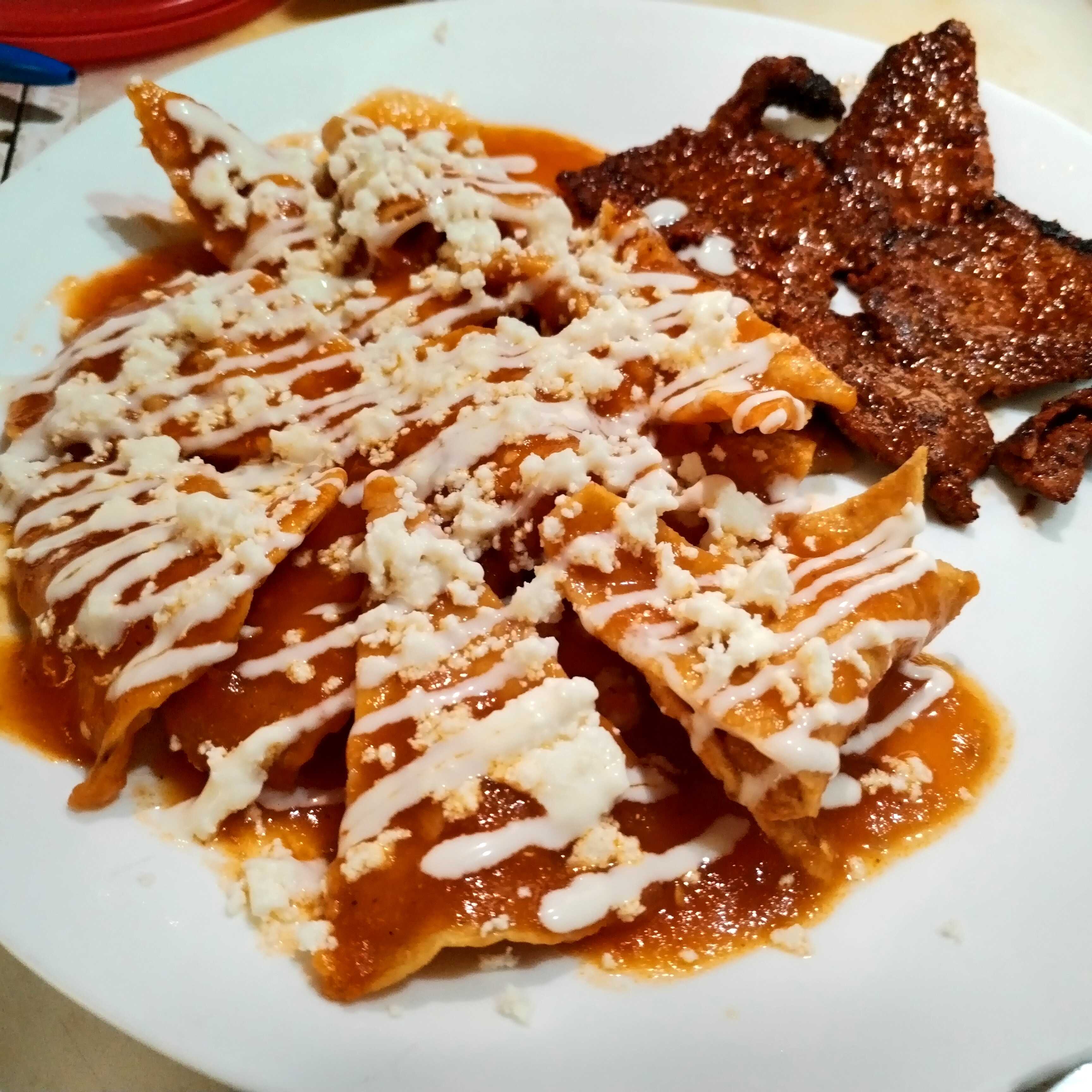 Combo Chilaquiles Rojos