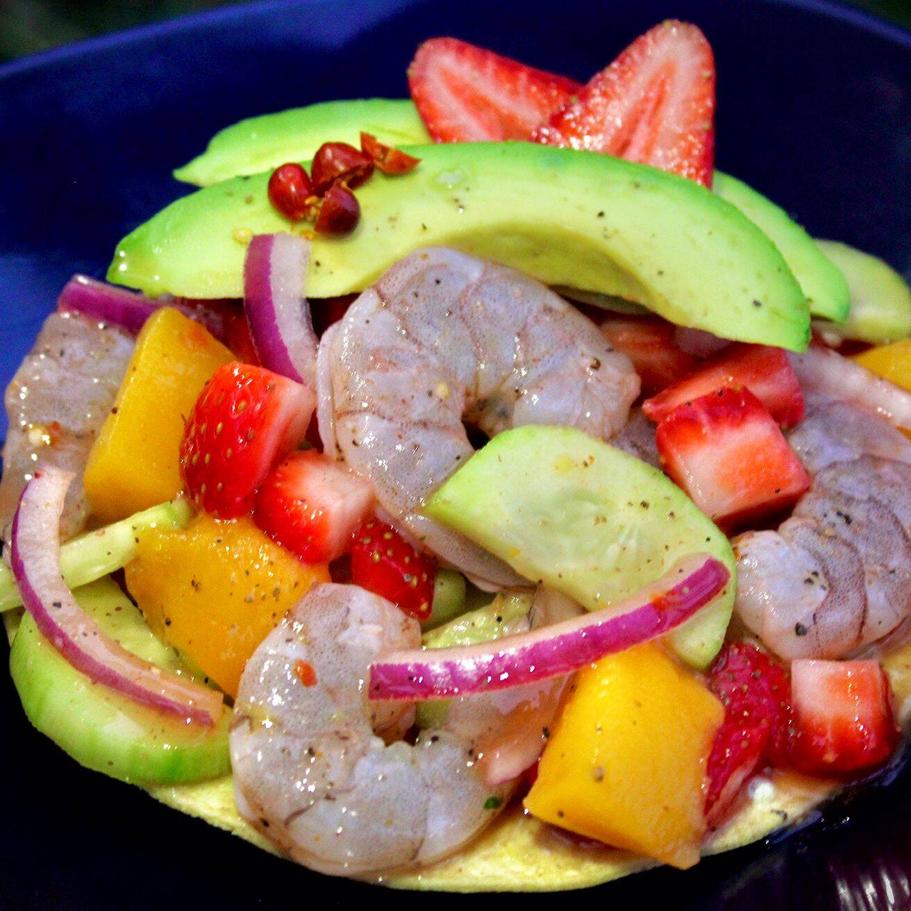 Tostada Aguachile Tropical