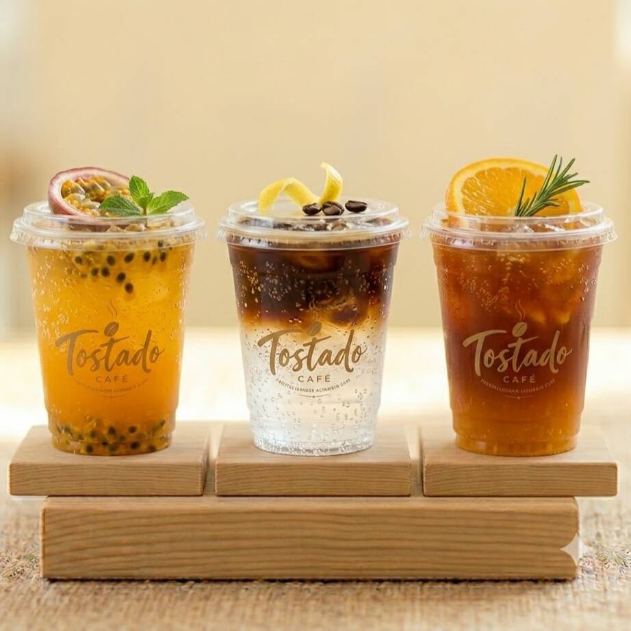 Espresso Tónic A Las Rocas 16 oz