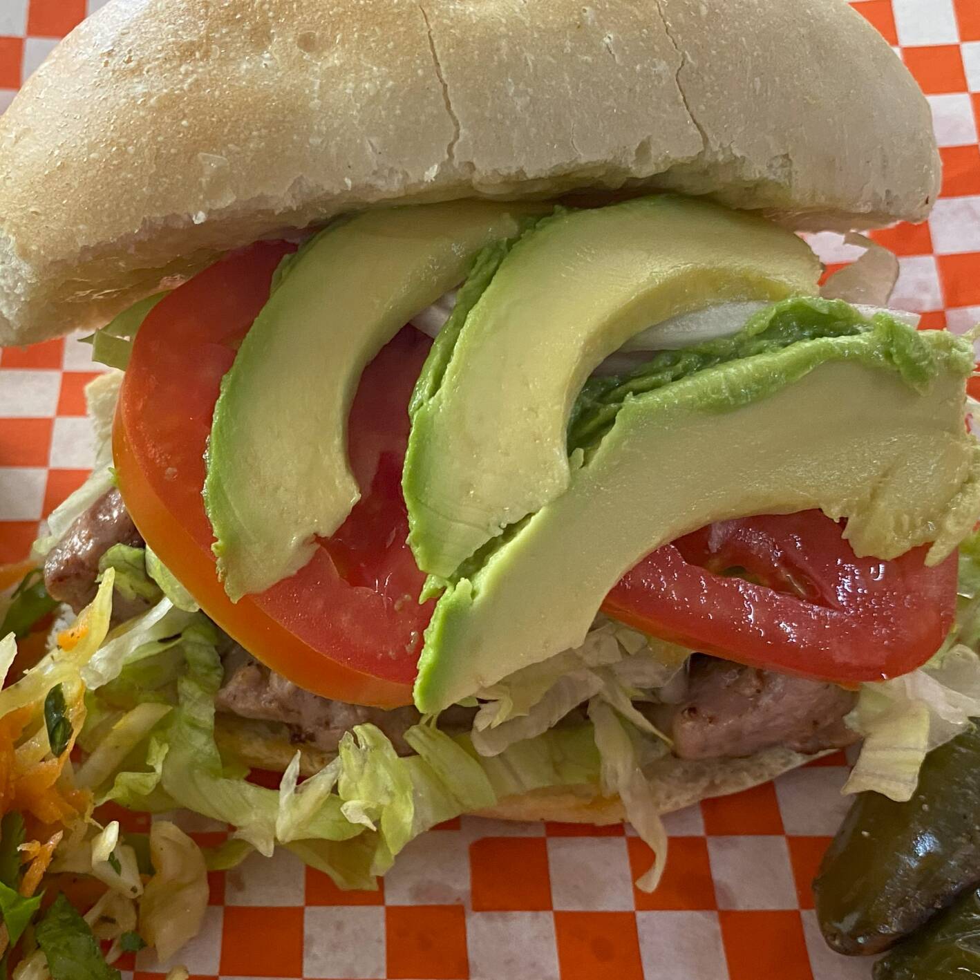 Torta de Arrachera
