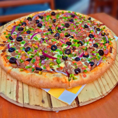 PIZZA DE ARRACHERA