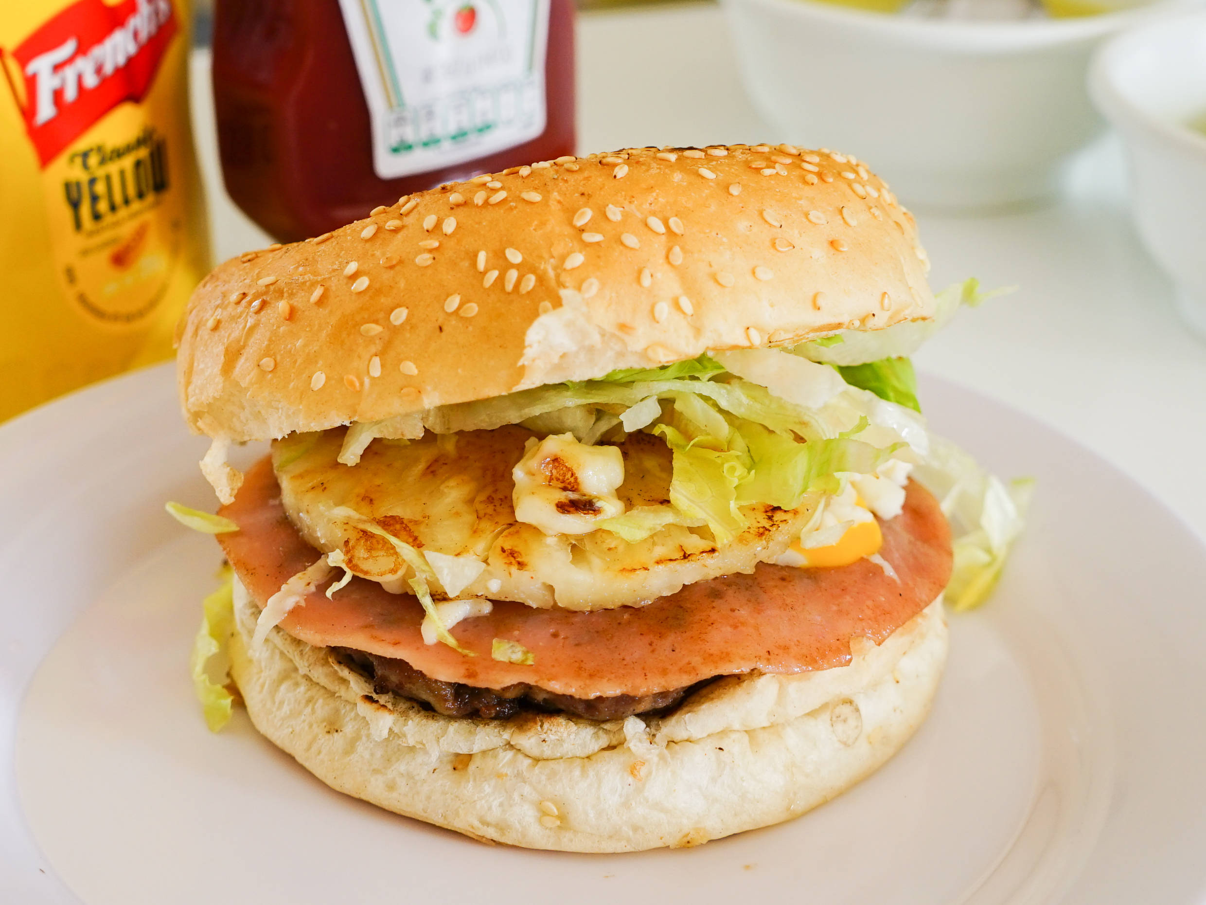 Hamburguesa Hawaiana