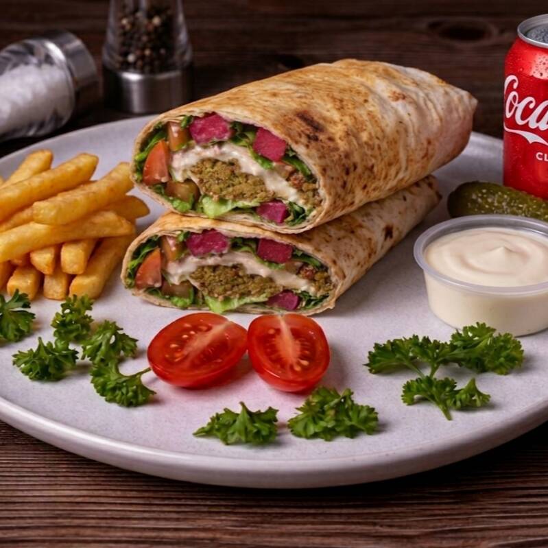 Combo Mustawarma Falafel