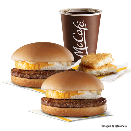 2 McHuevo + 1 Americano + 1 Hashbrown