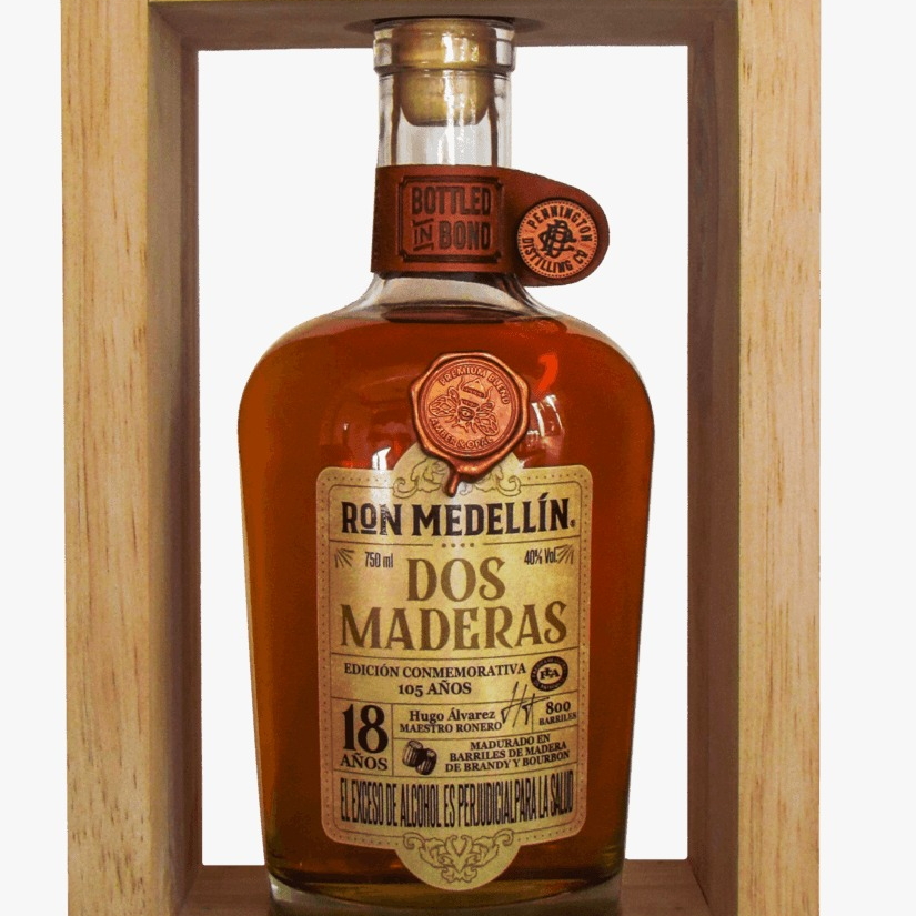 Ron Medellin Dos Maderas 18 Años 750mL