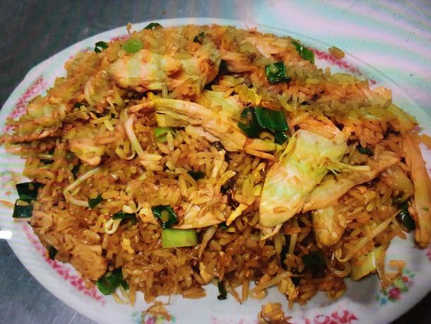Arroz Frito con Pollo