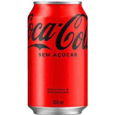Coca cola zero lata 350ml gelada