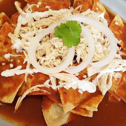 Chilaquiles Rojos Sencillos