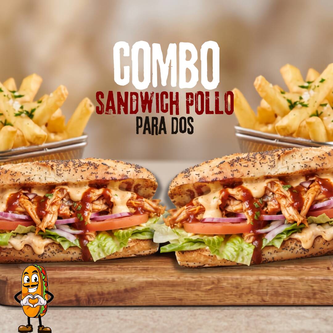Combo Sandwich Pollo para Dos