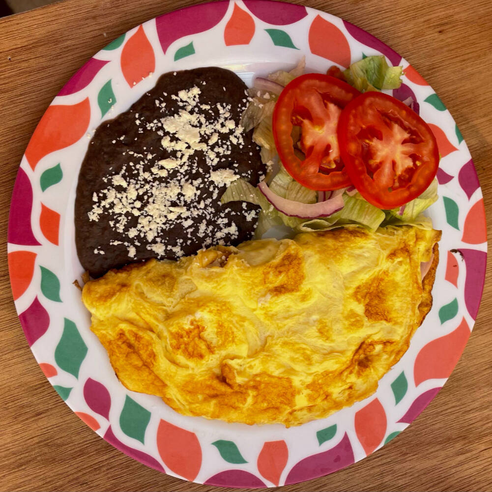 Omelette de Champiñones con Queso