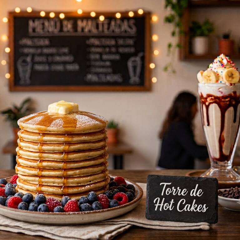 TORRE DE HOT CAKES (10 HOT CAKES)