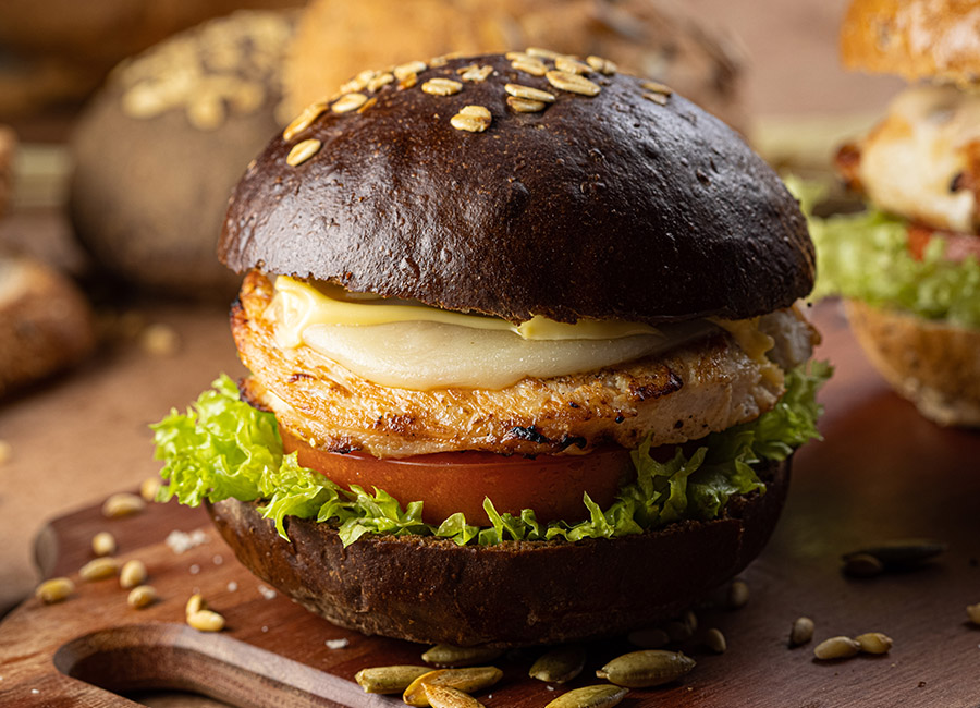 Grilled Chicken Burger Combo