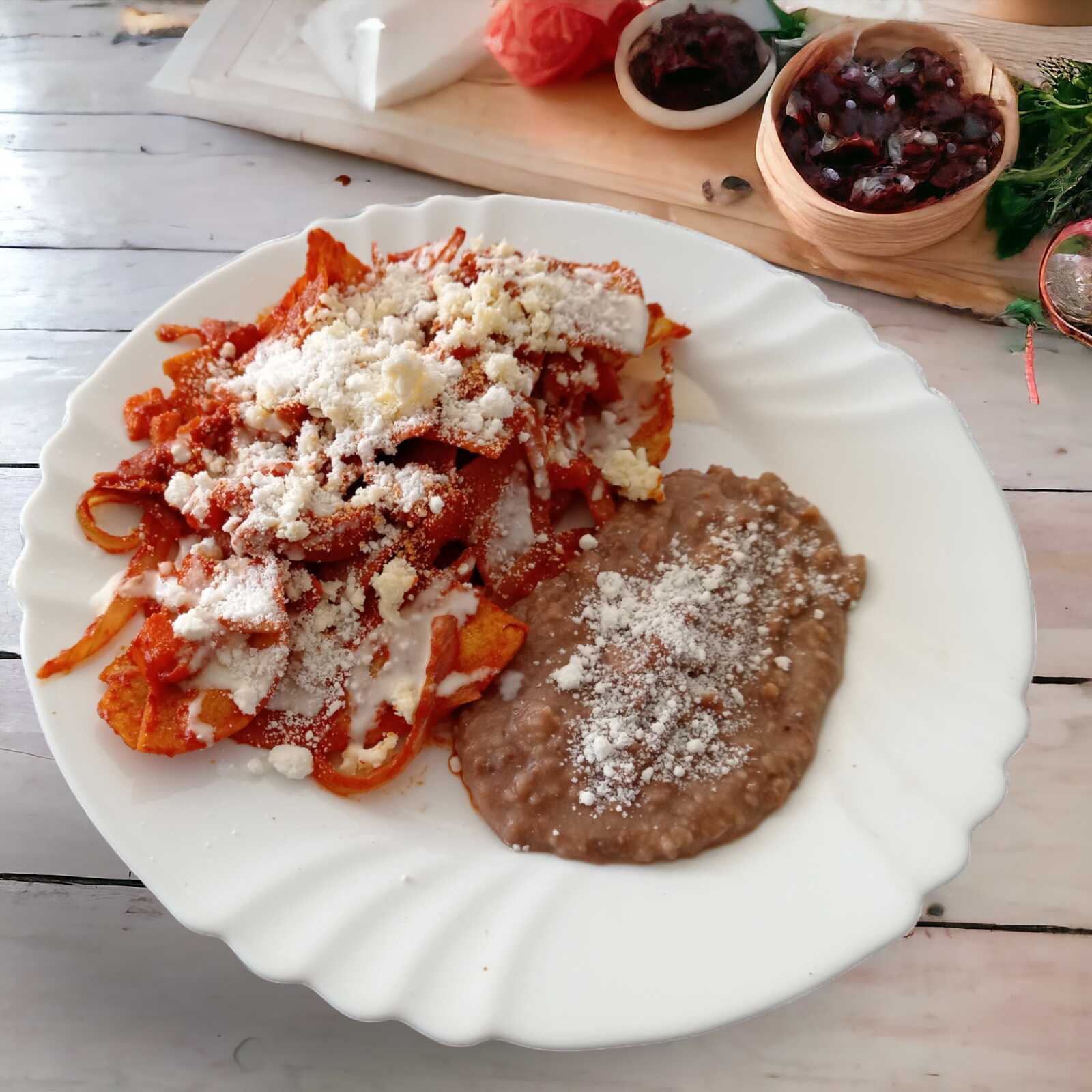 CHILAQUILES A LA HAWAIANA
