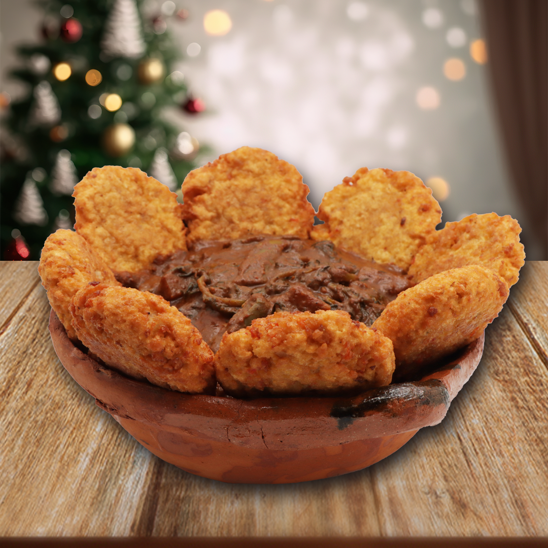 Romeritos con 8 tortitas