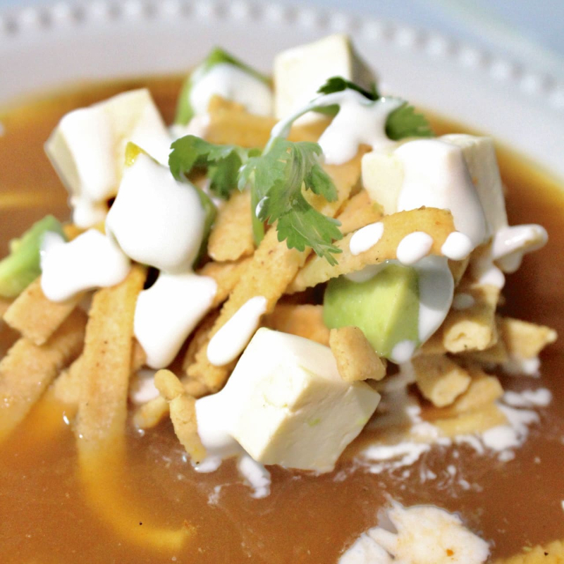 SOPA DE TORTILLA