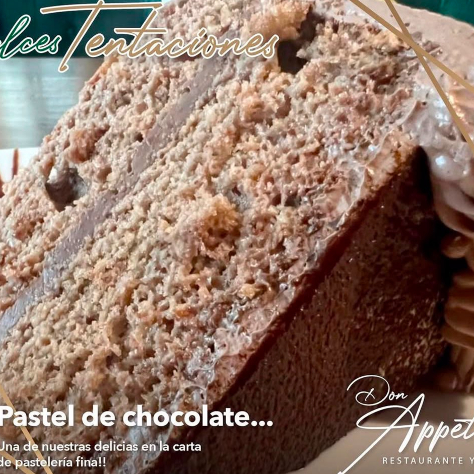 Rebanada de Pastel de Chocolate