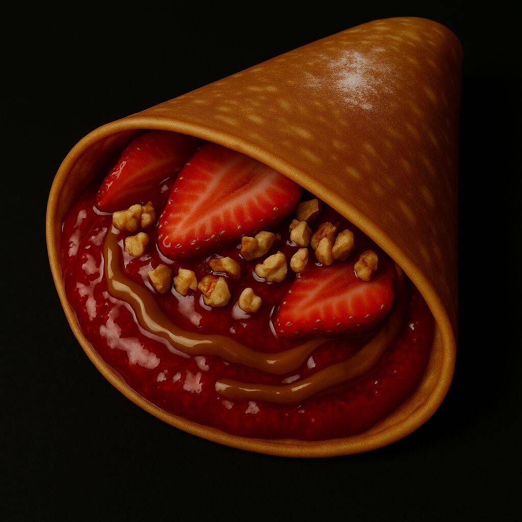 Crepa Tentacion de Fresa