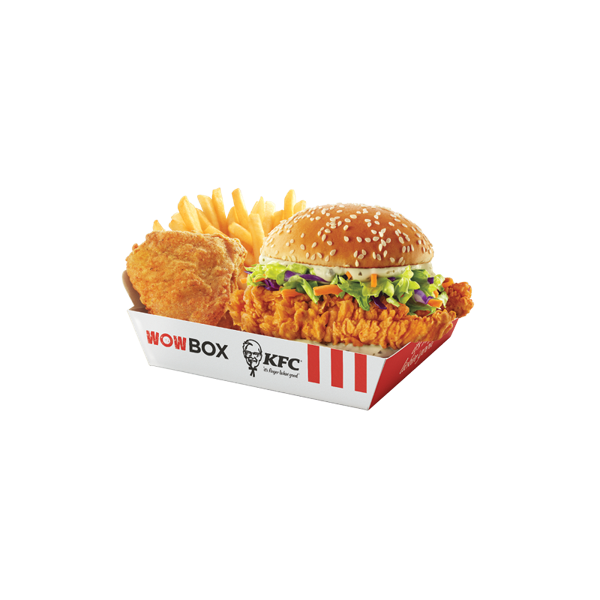 Double Crunch + Batata Média + 1 Tira de Frango