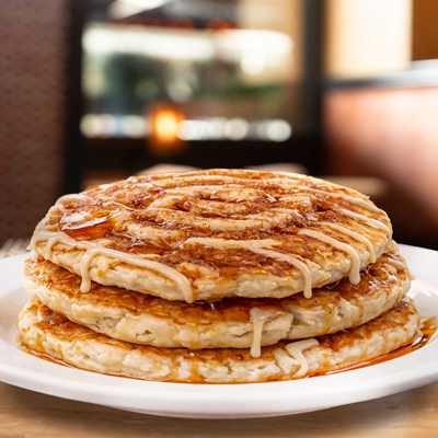 Cinnamon Roll Pancakes